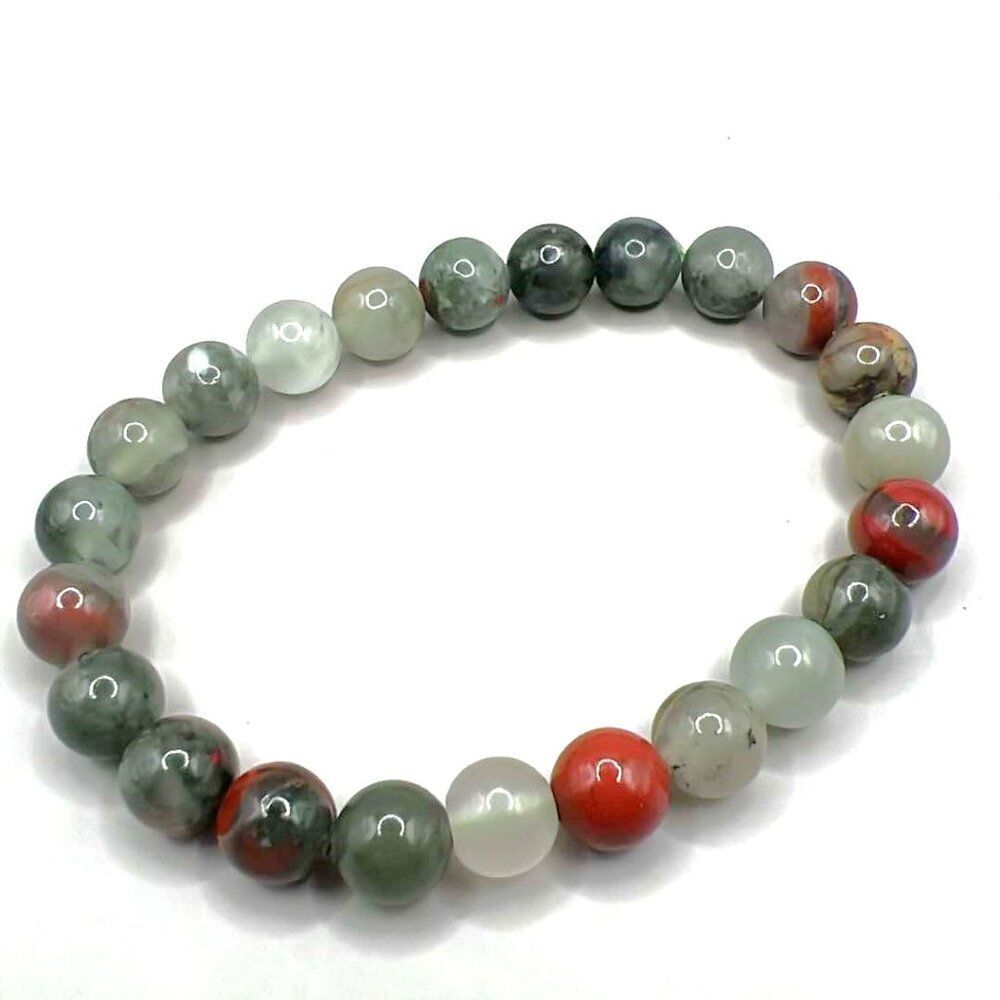 Dragon Blood Beaded Stretch Bracelet